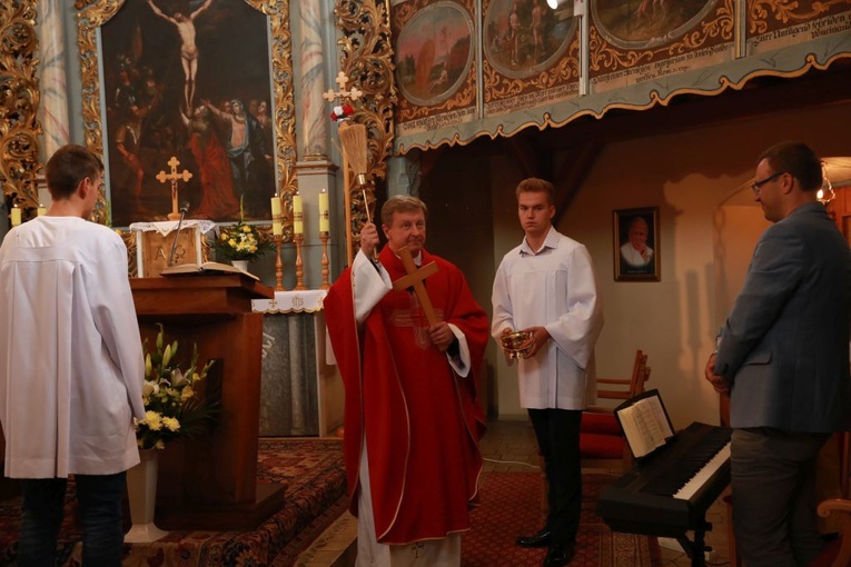 Odpust w kościele w Łagowie
