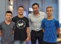 Po spotkaniu – wspólne zdjęcie z mistrzem.