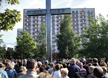 Mieszkańcy modlili się  w intencji ojczyzny.