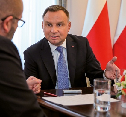 Prezydent Duda w "Gościu Niedzielnym" o reelekcji: Jestem życiowym optymistą