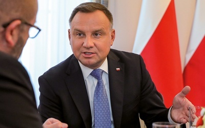 Prezydent Duda w "Gościu Niedzielnym" o reelekcji: Jestem życiowym optymistą