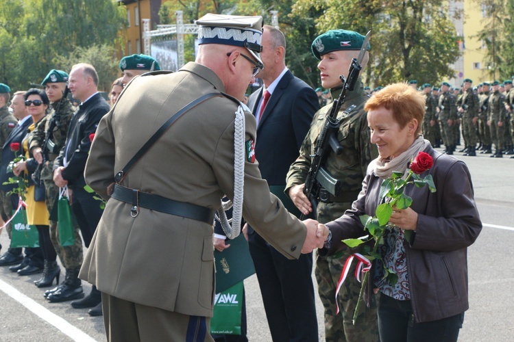 Przysięga wojskowa podchorążych Akademii Wojsk Lądowych 2019