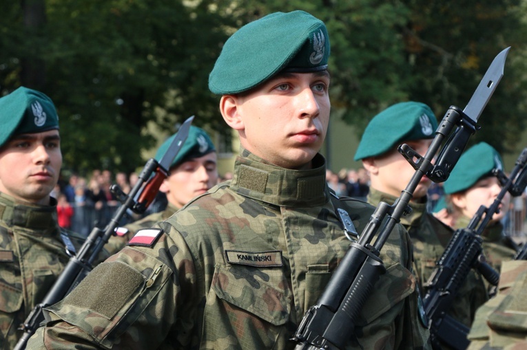 Przysięga wojskowa podchorążych Akademii Wojsk Lądowych 2019