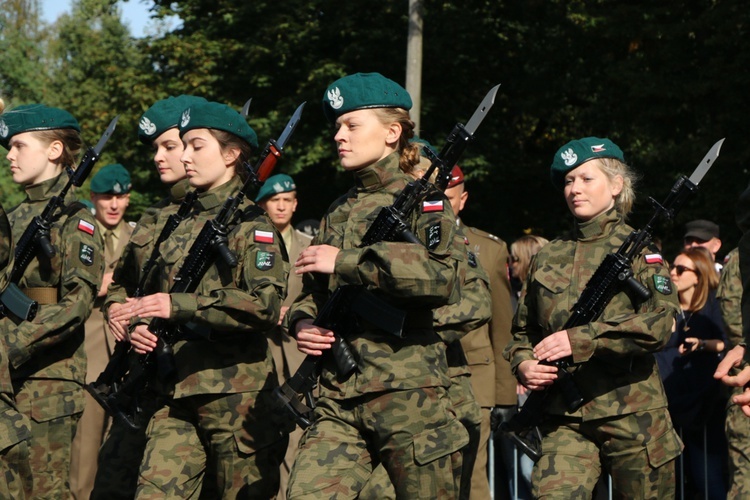 Przysięga wojskowa podchorążych Akademii Wojsk Lądowych 2019