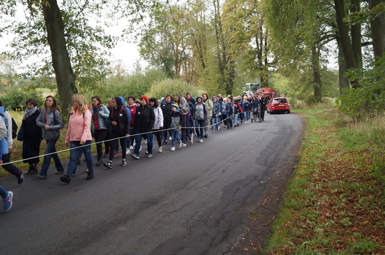 Pielgrzymka katechetów z Mszczonowa do Lutkówki