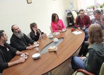 Spotkanie delegacji z Aleppo z licealistami