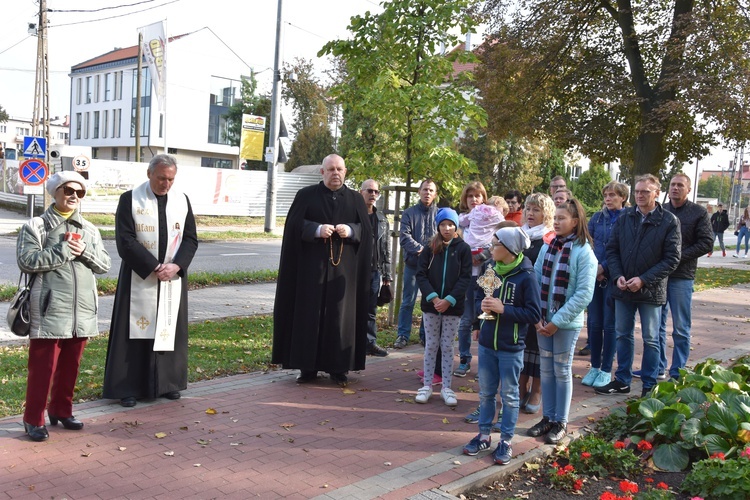 Przasnysz. Koronka na ulicach miasta