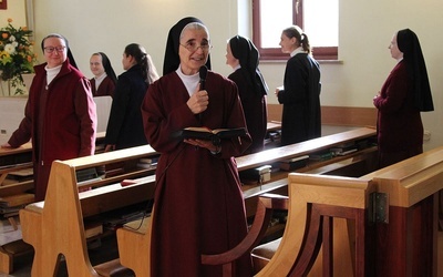S. Urszula Nowińska zapraszała do jubileuszowego świętowania wszystkich obecnych w kościele sióstr 29 września.