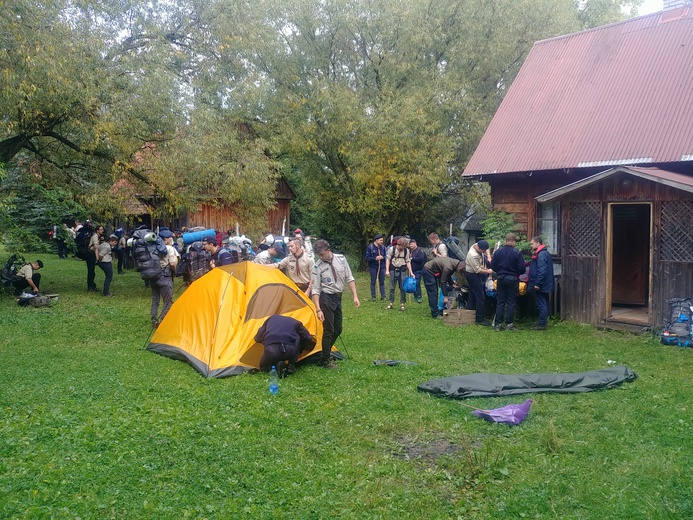 Pielgrzymka Skautów Europy na Święty Krzyż