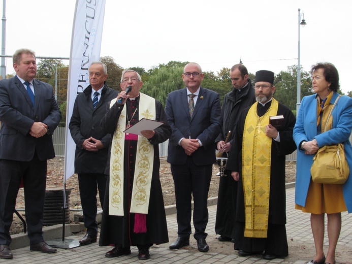 Kamień węgielny pod budynek szpitalny w Gdańsku