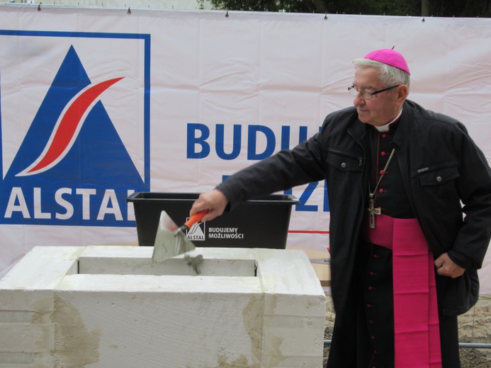 Kamień węgielny pod budynek szpitalny w Gdańsku