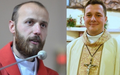 Księża Jan Baran i Grzegorz Kubalica
