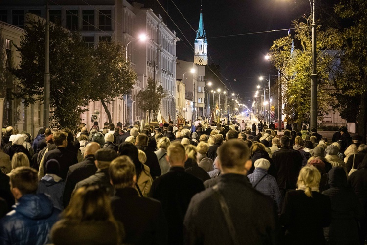 Msza św. i procesja ku czci św. Faustyny