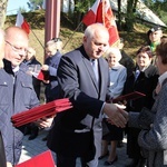 Uroczystości przy pomniku Ofiar Ludobójstwa w Zielonej Górze (Łężyca)