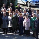 Uroczystości przy pomniku Ofiar Ludobójstwa w Zielonej Górze (Łężyca)