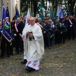 Pielgrzymka hodowców gołębi i orkiestr kalwaryjskich