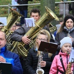 Pielgrzymka hodowców gołębi i orkiestr kalwaryjskich