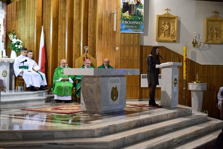 Poświęcenie kościoła w Brzezinach Stojeszyńskich. 