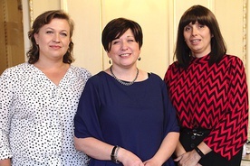 To bolesny problem, ale nie oznacza utraty kobiecości – przekonują (od lewej): Katarzyna Kozak, Urszula Smok i Marta Pietrzkiewicz.