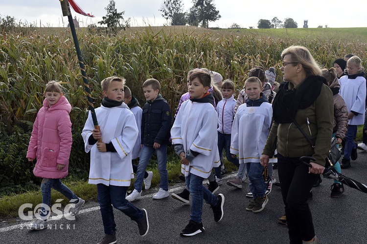 Pielgrzymka dzieci do Piotrówka