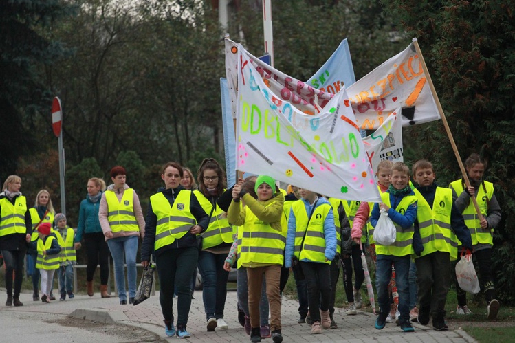 Odblaskowa szkoła w Rdziostowie