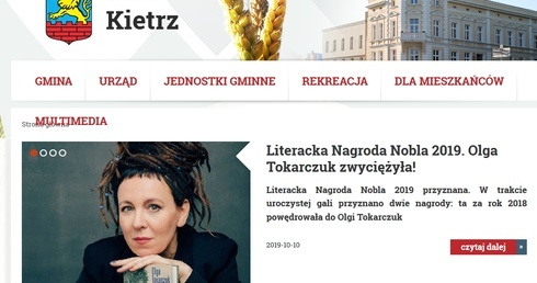 Noblistka Olga Tokarczuk wychowała się w Kietrzu. Tam kończyła podstawówkę i liceum 