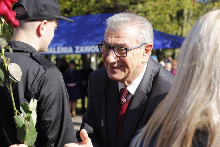 Ślubowanie pierwszoklasistów Technikum Zawodowego ZDZ w Nowym Mieście nad Pilicą