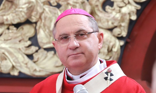 Abp Bernard Bober powitał pielgrzymów.