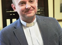 ▲	– Powierzam moją posługę Matce Bożej – podkreśla ks. Marcin Bałdyga.