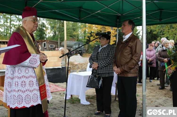 Wmurowanie kamienia węgielnego w Grabiku