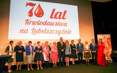 Jubileusz 70-lecia krwiodawstwa na Lubelszczyźnie.