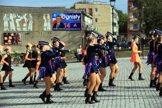 Poświęcenie rynku i kolumny maryjnej w Kietrzu