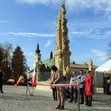 Poświęcenie rynku i kolumny maryjnej w Kietrzu