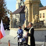 Poświęcenie rynku i kolumny maryjnej w Kietrzu