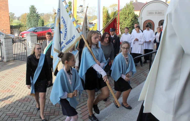 Poświęcenie kościoła w Łagiewnikach Wielkich