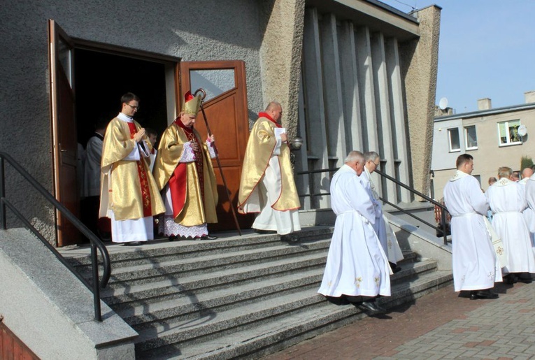 Poświęcenie kościoła w Łagiewnikach Wielkich