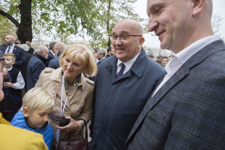 Prezydent Andrzej Duda odsłonił pomnik Wojciecha Korfantego