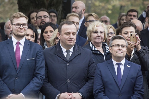 Prezydent Andrzej Duda odsłonił pomnik Wojciecha Korfantego