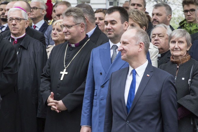 Prezydent Andrzej Duda odsłonił pomnik Wojciecha Korfantego