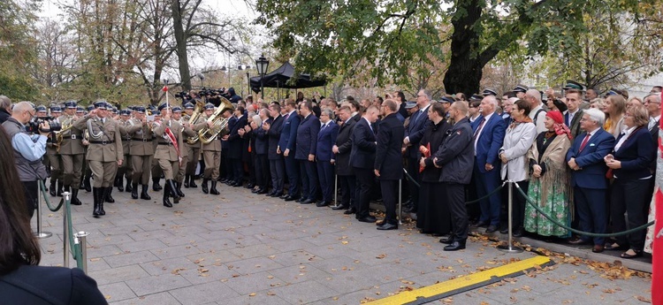 Prezydent Andrzej Duda odsłonił pomnik Wojciecha Korfantego