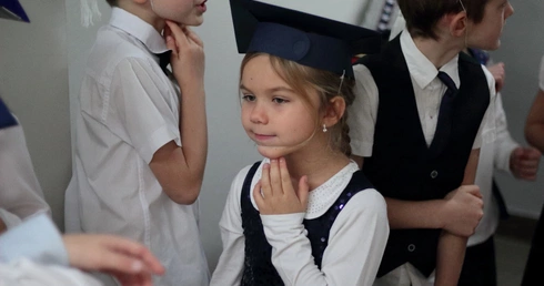 Ślubowanie pierwszaków w "katoliku"