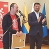 Katowice. Prezydent Marcin Krupa odbiera nagrodę Rowerowej Stolicy Polski. Komentuje też swoje zasłabnięcie