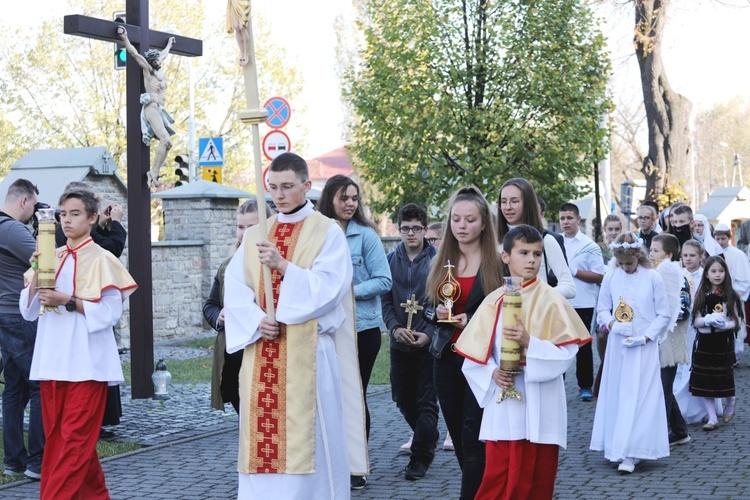 Korowod Świętych w bazylice w Hałcnowie - 2019