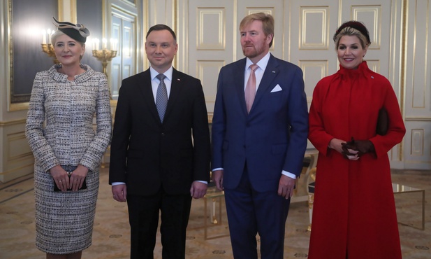 Holandia: Spotkanie pary królewskiej z polską parą prezydencką