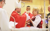 Wprowadzenie relikwii męczenników z Pariacoto do kościoła w Czernichowie
