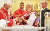 Wprowadzenie relikwii męczenników z Pariacoto do kościoła w Czernichowie