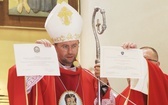 Wprowadzenie relikwii męczenników z Pariacoto do kościoła w Czernichowie