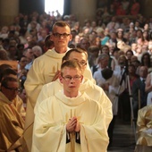 Ks. Sławek Grzela otrzymał święcenia kapłańskie trzy lata temu w katedrze płockiej.
