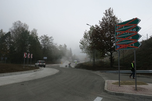 Rybnik. Nowe rondo na Obwiedni Południowej