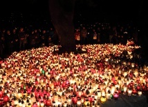 Dzień Wszystkich Świętych na Cmentarzu Srebrzysko w Gdańsku.